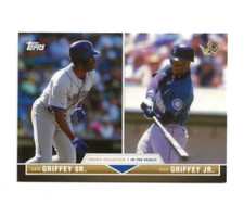 2022 KEN GRIFFEY JR & SR Topps x Bobby Witt Crown Collection SP CARD #36  MINT