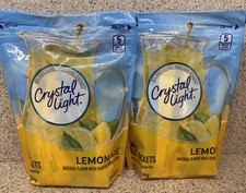 Crystal Light Lemonade Drink Mix 16 Packets- Makes 32 Quarts - 2 PACK 