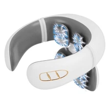 Remote Electronic Neck Massager with Heat Cervical Neck  Rechargeable