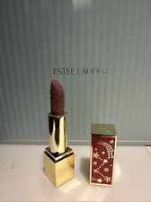 Estee Lauder Limited Edition Lipstick in Gold Case  Celestial Nude Full Size