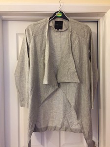 waterfall linen jacket