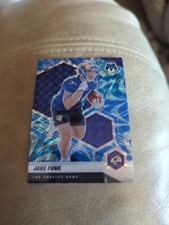2021 Panini Mosaic Reactive Blue Prizm Rookie Jake Funk Los Angeles Rams