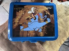 Disney Aladdin Lunch Box Made In USA Nashville TN USA. Slight Crease On Sticker