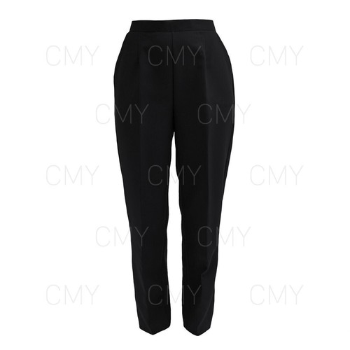 NEW WOMENS LADIES HALF ELASTICATED WAIST TROUSERS POCKETS PANTS PLUS SIZES NEW - Picture 7 of 18