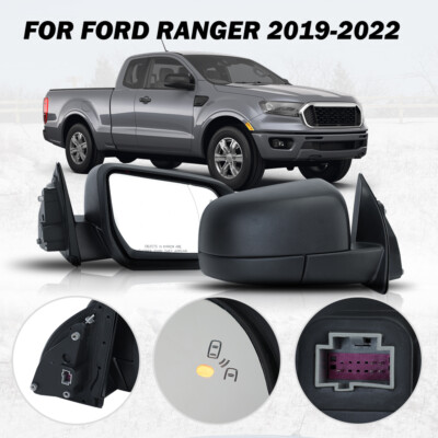Power Mirror For 2019-2023 Ford Ranger Left Side Textured