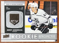 Mikey Anderson 2021-22 Upper Deck Rookie Retrospective Hockey #RR-3 Los Angeles