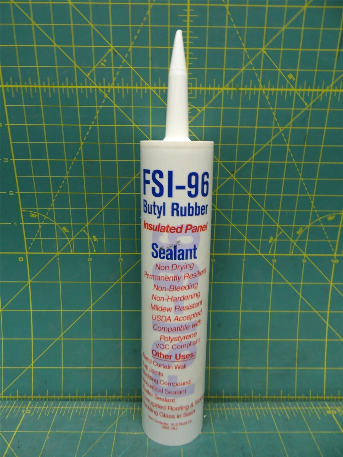 10.3 Fl Oz FSI-96 Non Drying Butyl Rubber Insulated Panel Sealant