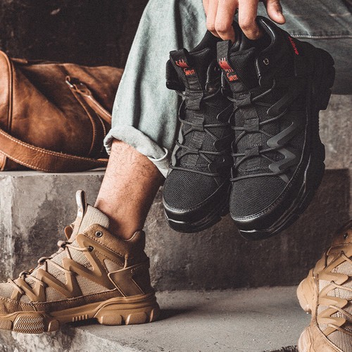 Herren Sicherheitsschuhe Verbund Zehenkappe Schuhe Leicht Arbeitsstiefel Wandern Größe US - Bild 8 von 29