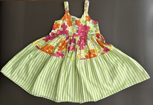 Marmellata Blumenkleid Kleinkind Mädchen Kinder, grün pink bunt, 3T US - Bild 1 von 7