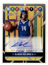 2024-25 Topps Chrome Next Stop Signatures DaRon Holmes II RC Auto Denver Nuggets