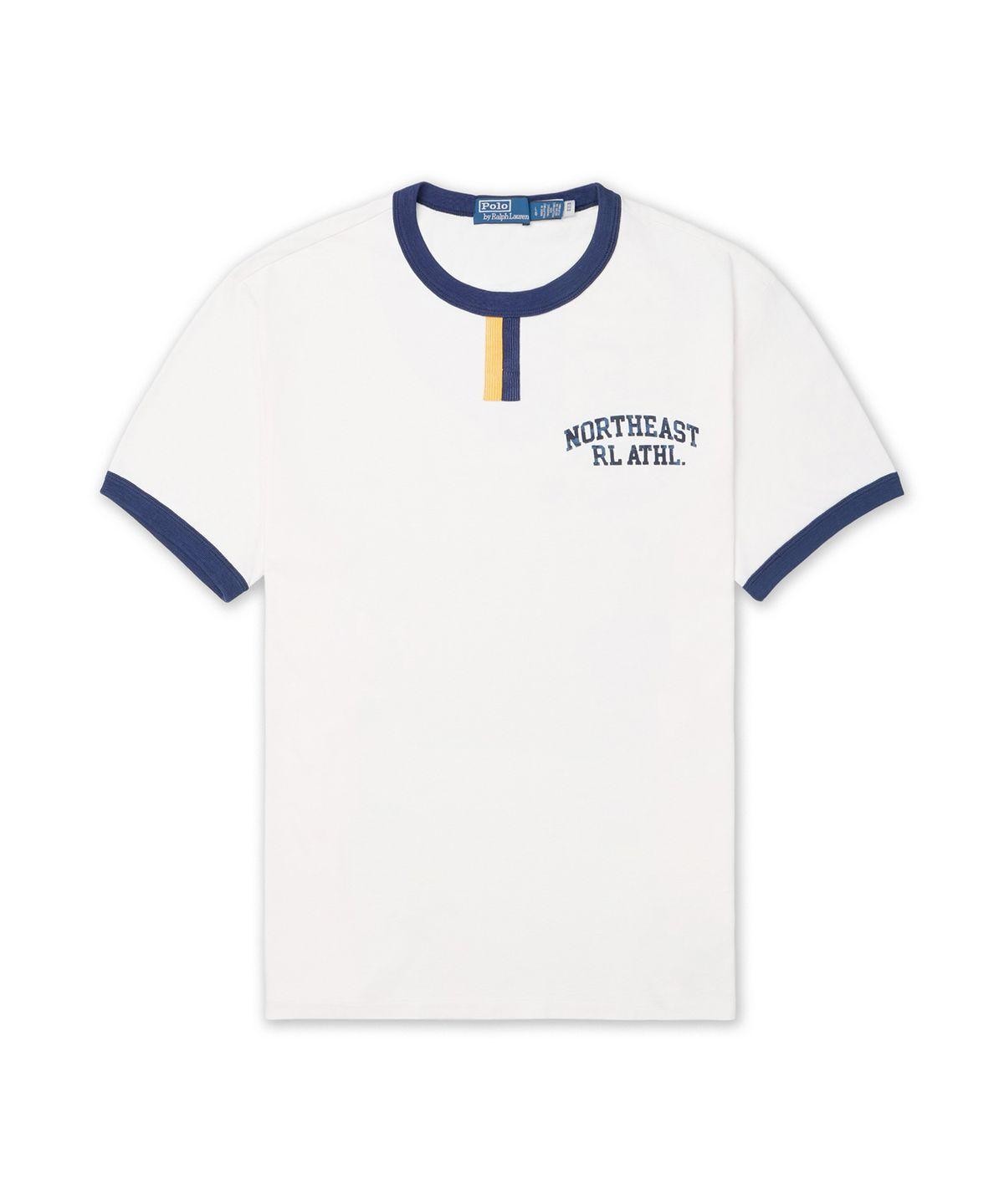 Genuine Polo Ralph Lauren Standard Fit Slub Jersey Graphic T-Shirt - White