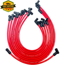10mm Performance Spark Plug Wire Set Compatible Chevy Sbc Bbc 305 350 454 Hei