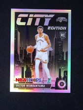 2023-24 Panini Premium Stock Hoops Victor Wembanyama #25 RC City Edition Silver