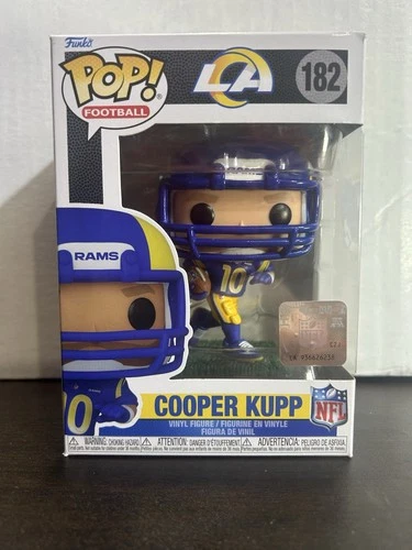 Cooper Kupp Football NFL Los Angeles Rams Funko Pop 182 with Protector