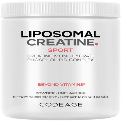 Codeage Liposomal Creatine Powder Supplement - 3-Month Supply - 5000Mg Creatine