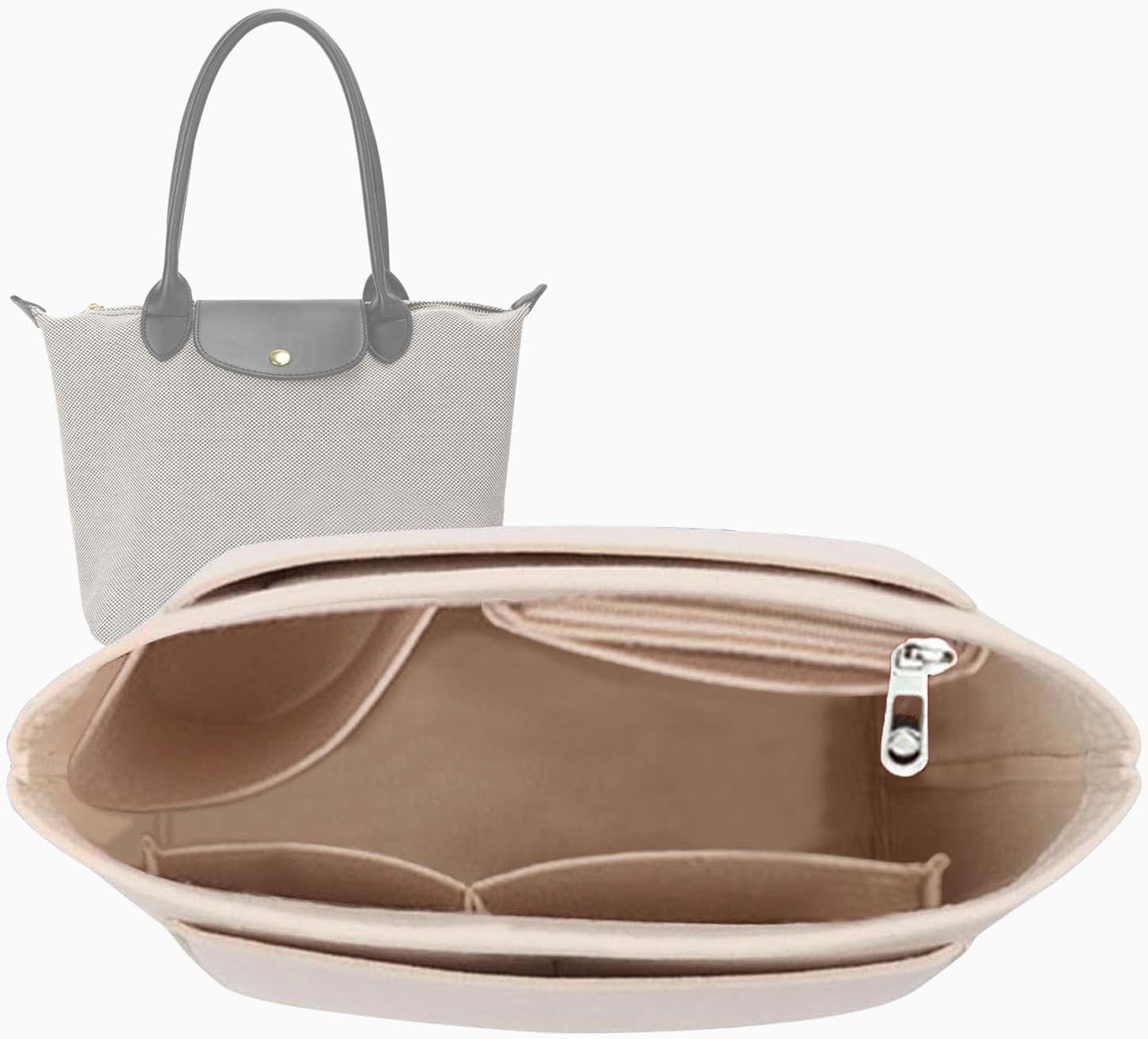 Lckaey tote Organizer Insert for longchamp organizer insert le pliage purse inse