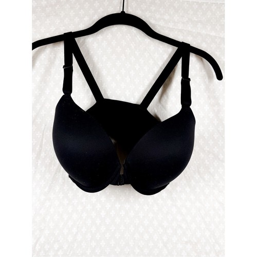 Spanx Women Bra Sz 36C Black Front Clasp Bra-llelujah Intimate Everyday Staple