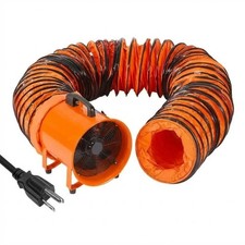 12"/16" Utility Blower Fan Ventilator Exhaust Fan 16.4/32.8FT Duct Hose