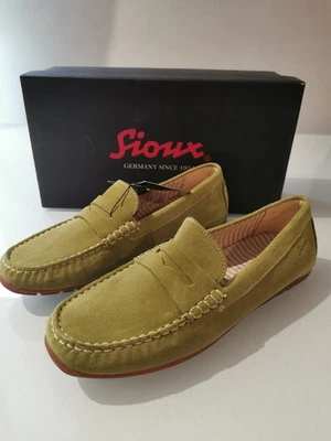 Sioux Carmona Mokassins Loafer Slipper Super Soft Hand genäht Leder Damen 38,5 - Bild 1 von 4