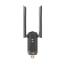WiFi 7 Tri-Band Wireless USB Adapter 6500Mbps Network Card for Win11 Desktop