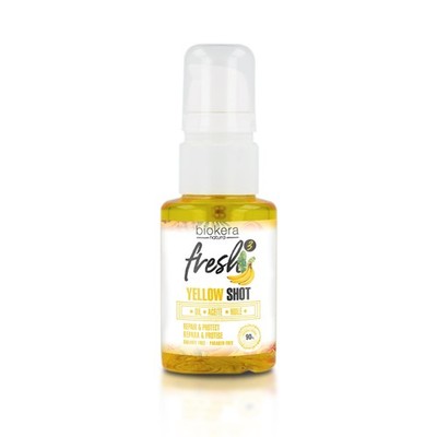 SALERM - Hair Oil - Biokera Fresh Yellow Shot Oil - 75 ml - Abyssinian and Al...