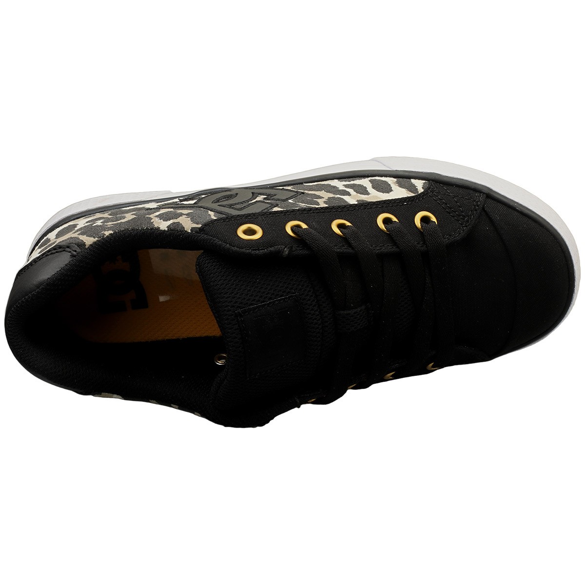 Baskets DC Shoes Chelsea Noir Tigre - Taille 39 Femme - Neuf Avec Emballage 2025
