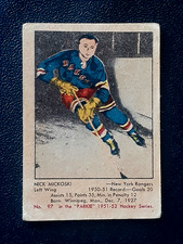 NICK MICKOSKI RC 1951-52 PARKHURST 51-52 #97 GOOD+/VG            87381