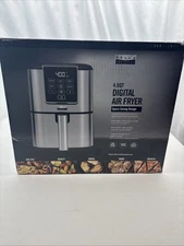 Bella Pro Series 4.0 qt. Digital Air Fryer - Stainless Steel Finish item 90190