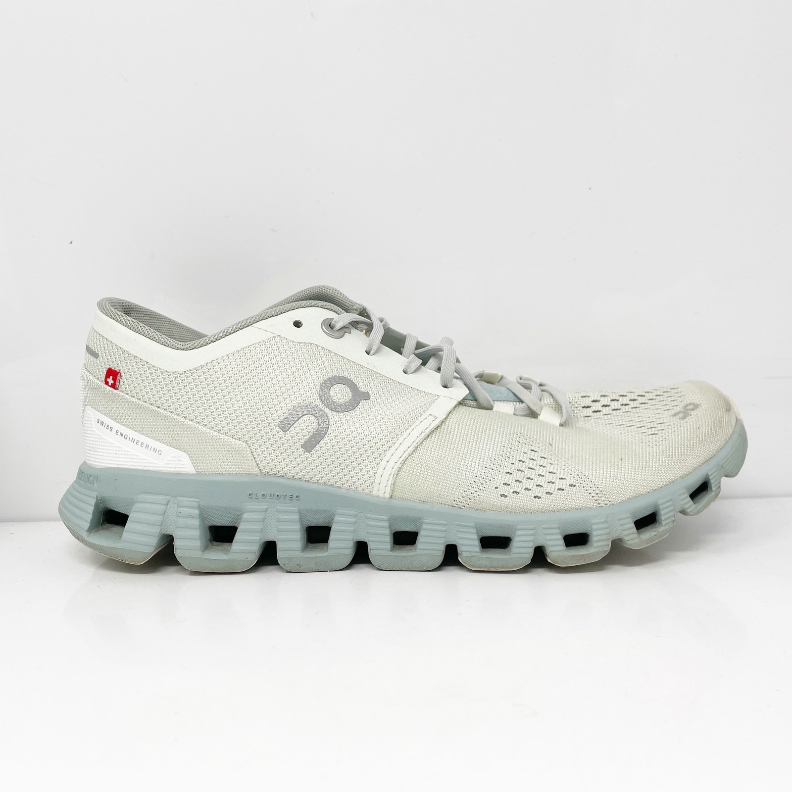 On Womens Cloud X 2 White Running Shoes Sneakers Size 8