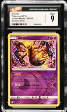 CGC 9 MINT Giratina 86/236 Unified Minds Reverse Holo Rare Pokemon Card