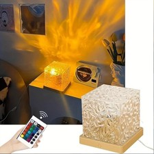 Northern Lights Projector Galaxy Lamp 16 Color LED Mood Light Remote Ocean Wave