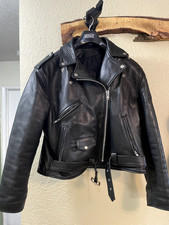 Hot Leathers JKM5009 Men's USA Made Black Premium Leather Classic Motorcycle XL