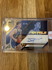 2023/2024 Panini Donruss Elite Pen Pals Gold Auto /10 Rookie Brandin Podziemski