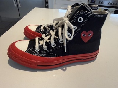 Converse x Comme des Garcons PLAY Chuck 70 High Sz 36.5