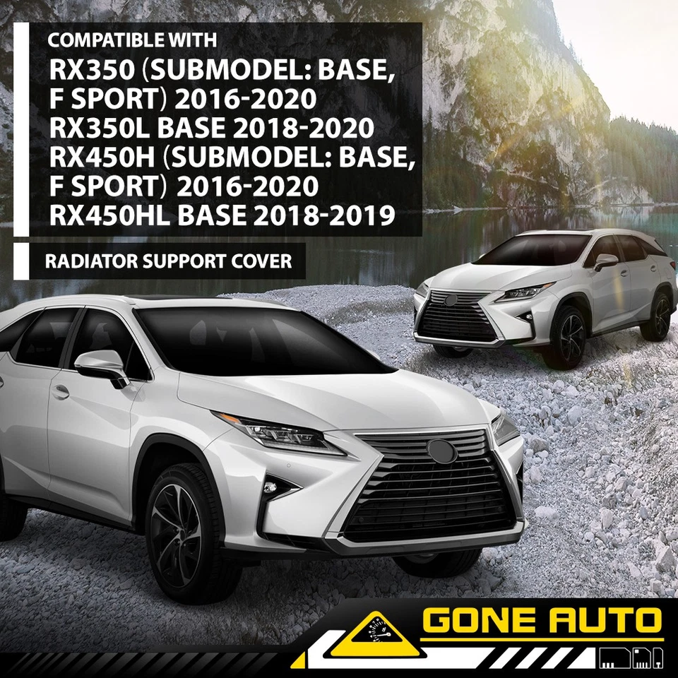 Radiator Support Cover Fit For 2016-2020 Lexus RX350 RX350L RX450h 532950E090 - Imagem 2 de 4