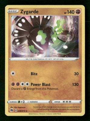 Zygarde Champion's Path #28/73 Pokemon Holo