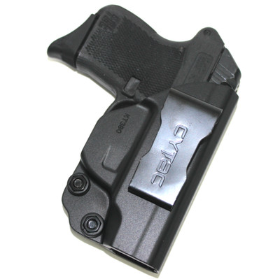KELTEC P3AT 380/KEL TEC PR-3AT IWB Concealed Carry Gun Holster (Black Polymer)