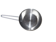 4" toy aluminum skillet