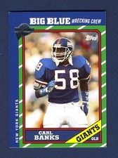 Carl Banks: 2005 Topps Football All-Time Fan Favorites #7 