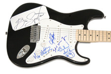 Bruce Springsteen E Street Band Signed Autograph Guitar Clarence Clemons JSA COA