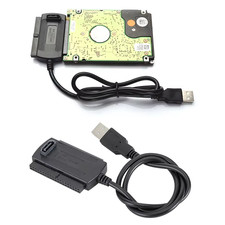New IDE SATA to USB 2.0 Adapter Converter Cable For 2.5 3.5 Inch Hard Drive HD