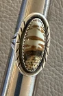 Vintage Large Owyee Sterling Silver Ring Size 6.25