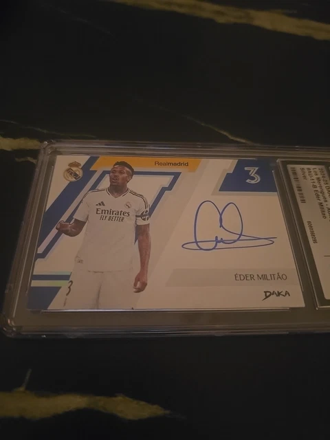 2024-25 Daka Real Madrid CF Los Merengues Autograph Eder Militao To /30 AU-11-B