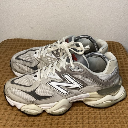 New Balance 9060 Mens 8.5 Rain Cloud Grey Gray White Castle Rock Suede U9060GRY