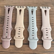 NEW Silicone Watch Bands 38, 40, 41, 42, 44, ...
