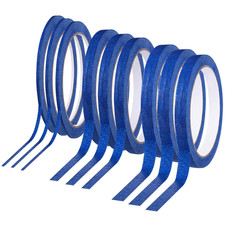 9 Rolls Blue Masking Tape, 3/7/12 Mm X 20 M Painters Tape Artist Masking Tape wi