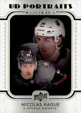 2019-20 Upper Deck - UD Portraits Rookies Nicolas Hague Rookie Card #P-76