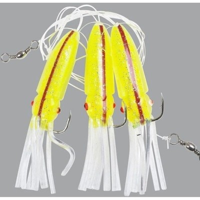 Fladen Deep Sea Winged Octopus Rig 8/0 0,80mm limegreen/red