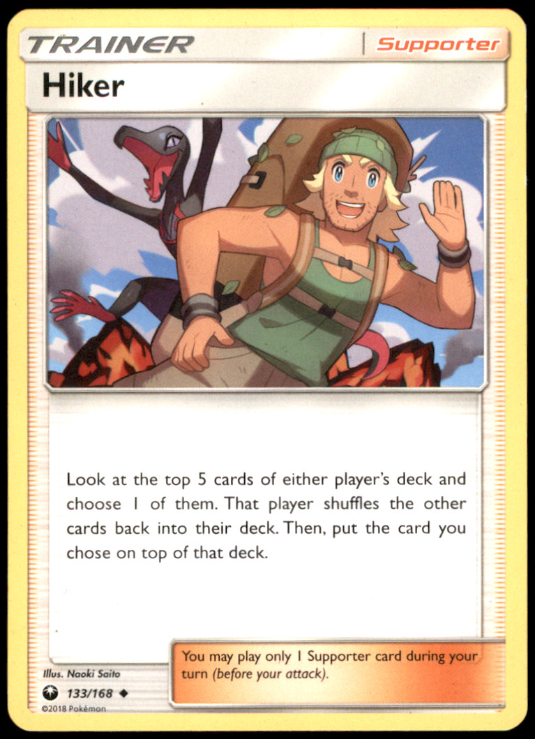 Hiker 133/168 SM - Celestial Storm MP Pokemon TCG