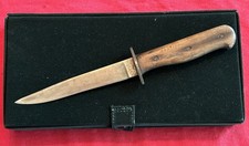 WW1 GERMAN BOOT KNIFE-PERSONAL SERIAL NO. ETCHED ON GRIP - # 2391794 & STORAGE